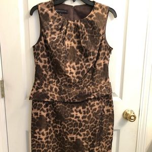 NWOT Anne Klein Animal Print Dress sz10
